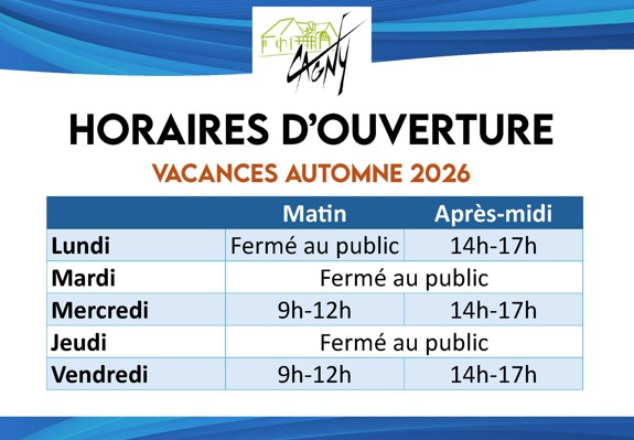 Horaires automne
