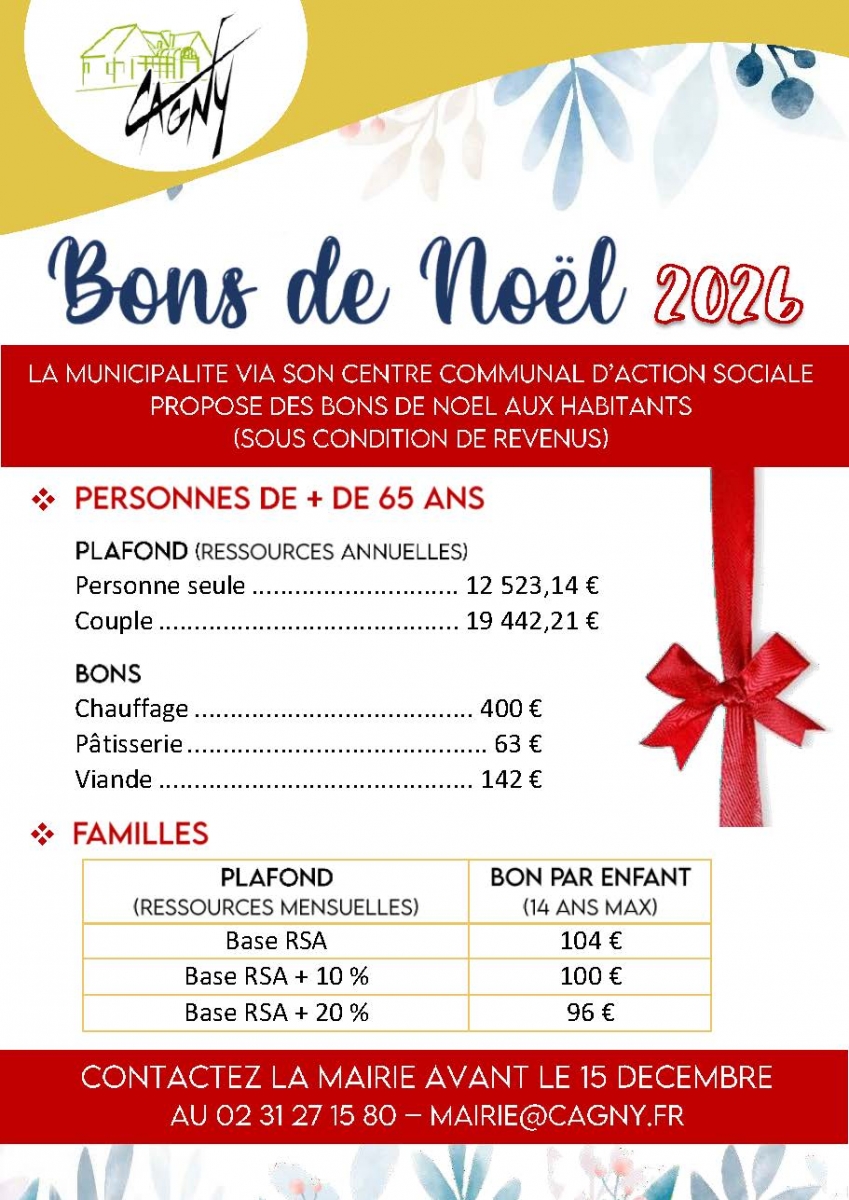 Bons de Noël