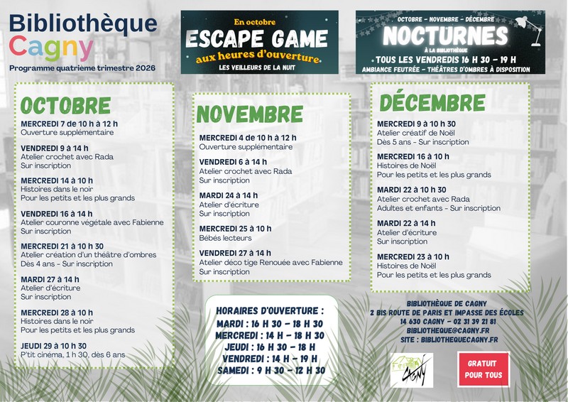 Programme bibliothèque