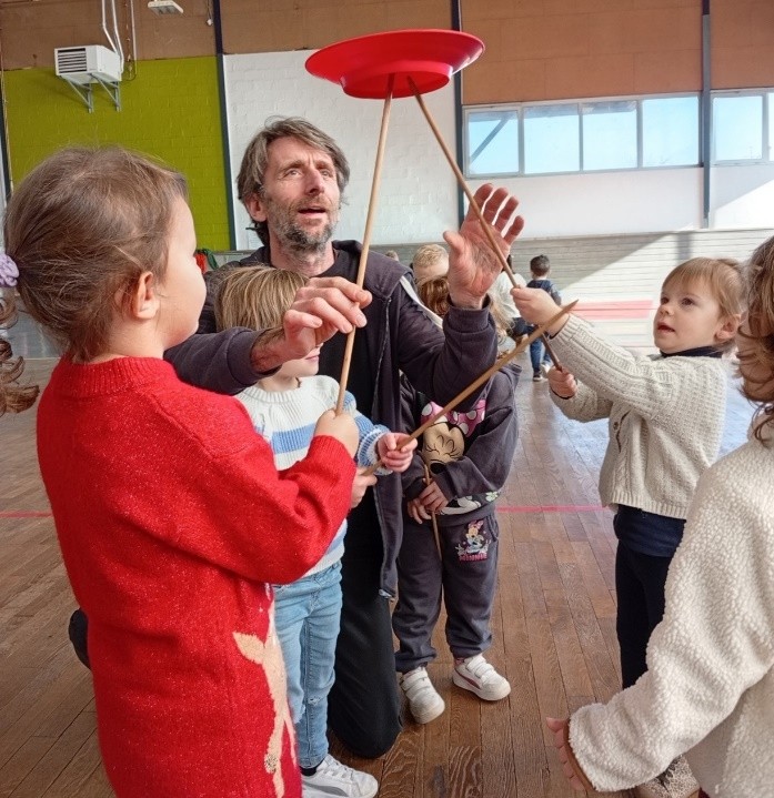 Cirque à l'école