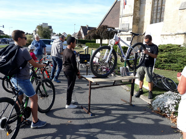 Réparation vélo