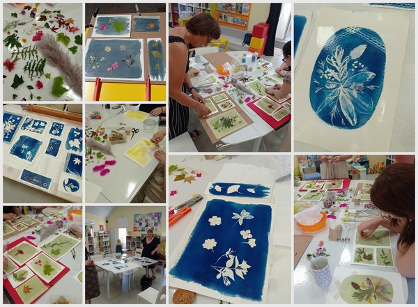 Atelier cyanotype