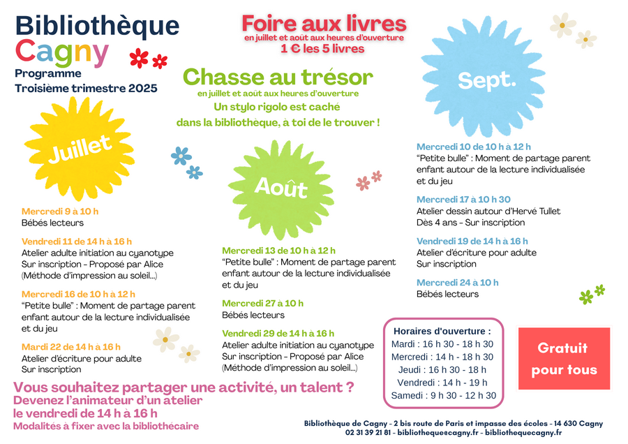Programme bibliothèque