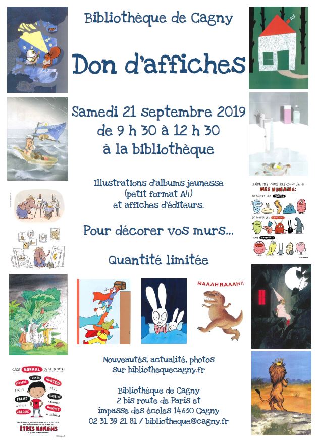 Don d'affiches