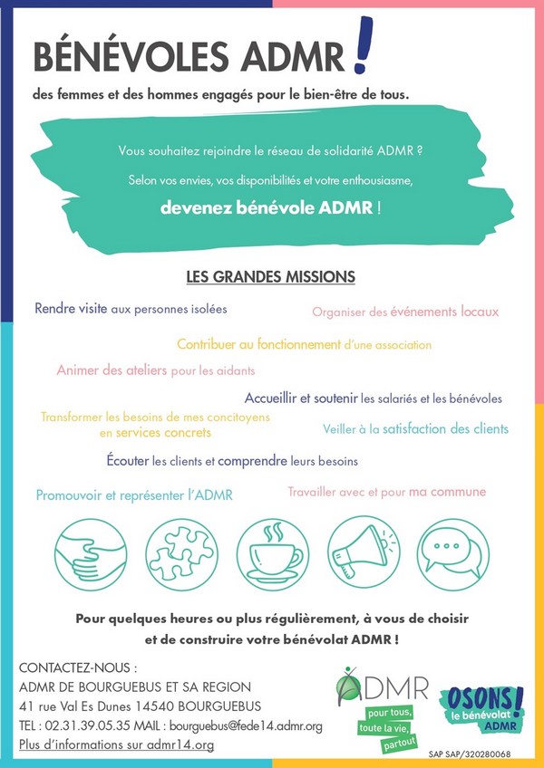 Bénévoles ADMR