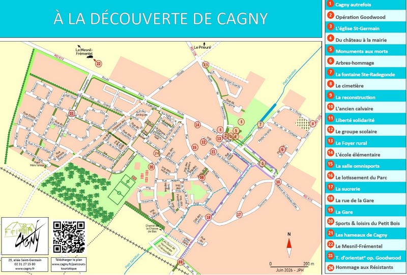 Plan parcours Cagny