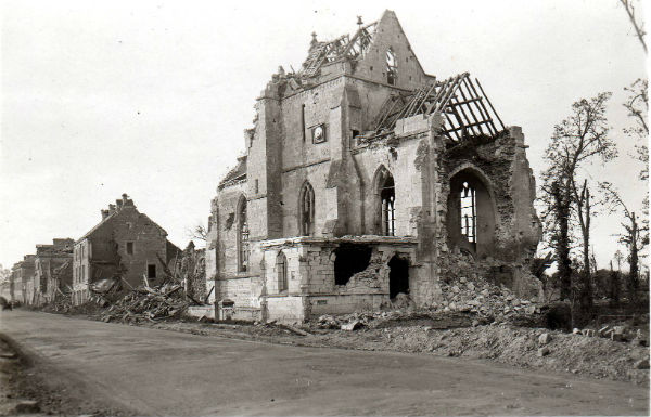 Eglise de Cagny démolie