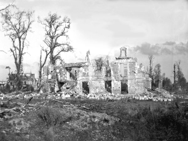 Château bombardé