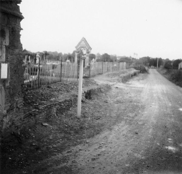 Cimetière après la guerre