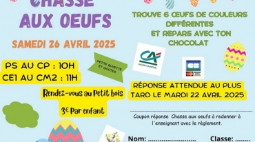 Chasse aux oeufs APE