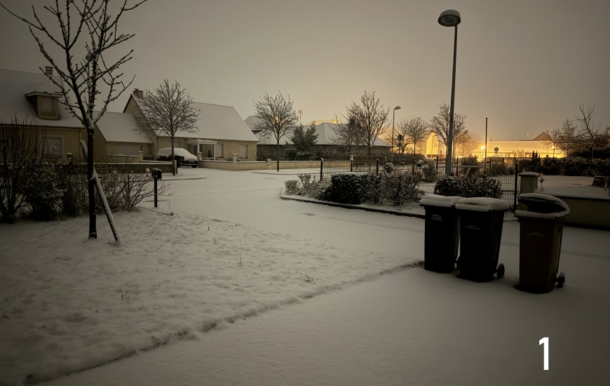 Cagny sous la neige