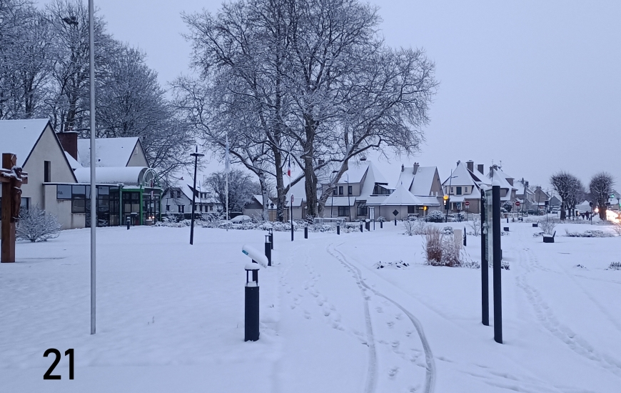 Cagny sous la neige