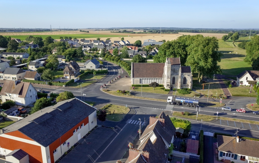 Photographies aériennes de Cagny