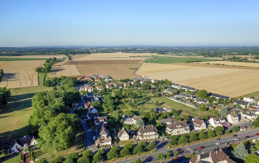 Photographies aériennes de Cagny