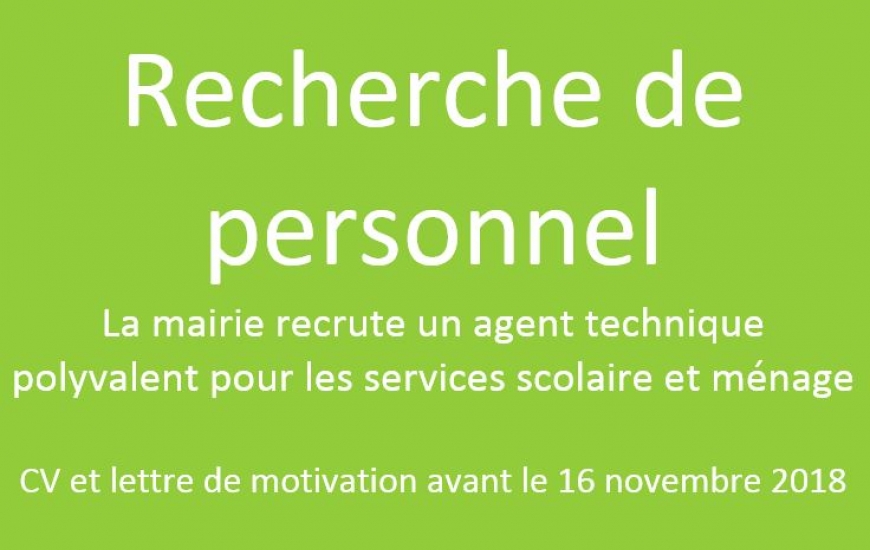 Recherche de personnel
