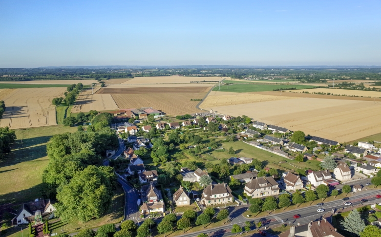 Cagny photographie aérienne par cerf-volant / Fabien Potel www.airkapture.fr